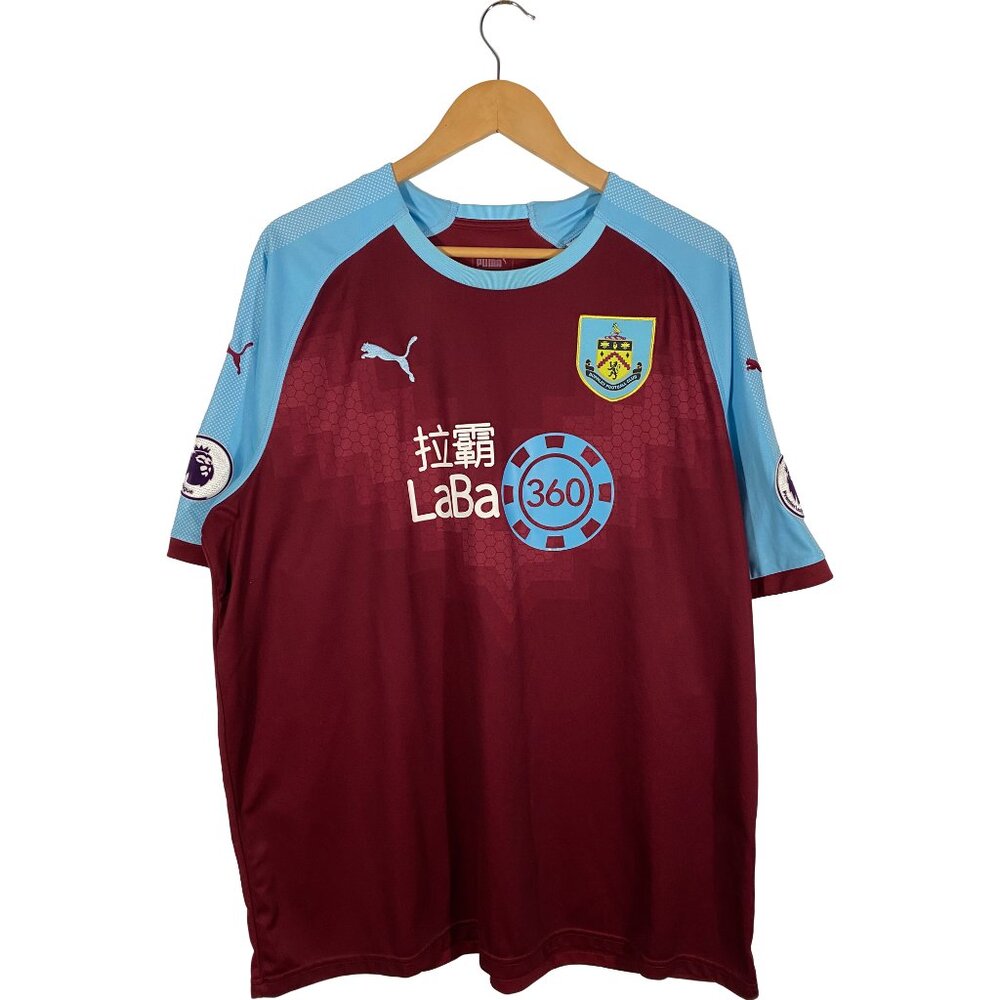 PUMA 2018-19 Burnley Football Club Matěj Vydra Home Jersey men's size 3XL